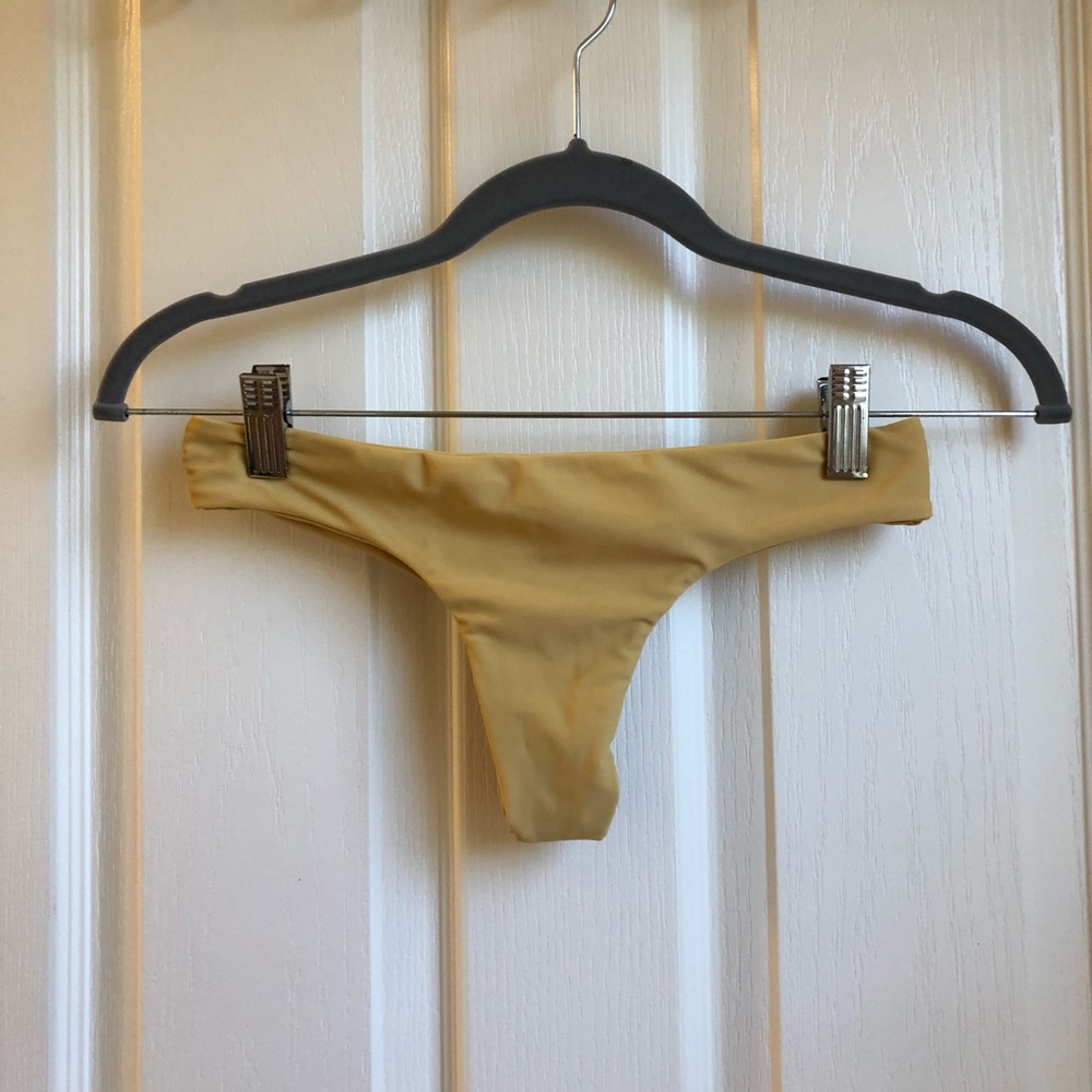 Mustard Yellow Bikini Bottoms